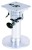 ADJUSTABLE HEIGHT FRICTION LOCK SEAT BASE - RIBBED SERIES