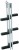 GULL WING STEP LADDER - ANODIZED ALUMINUM FRAME