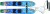 NASH WIDE BODY TRAINER SKIS WITH ROPE