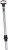 PERKO REDUCED GLARE DESIGN WHITE ALL-ROUND LIGHT POLE ONLY - 5� RAKE
