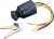 3-POSITION PUSH-TO-CHOKE MERCURY IGNITION SWITCH