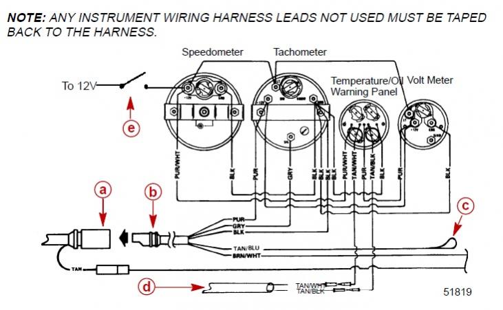 Mercury Hook up 100hp Optimax and 9.9 Pro Kicker - helping ... mercury marine gauge wiring diagram 