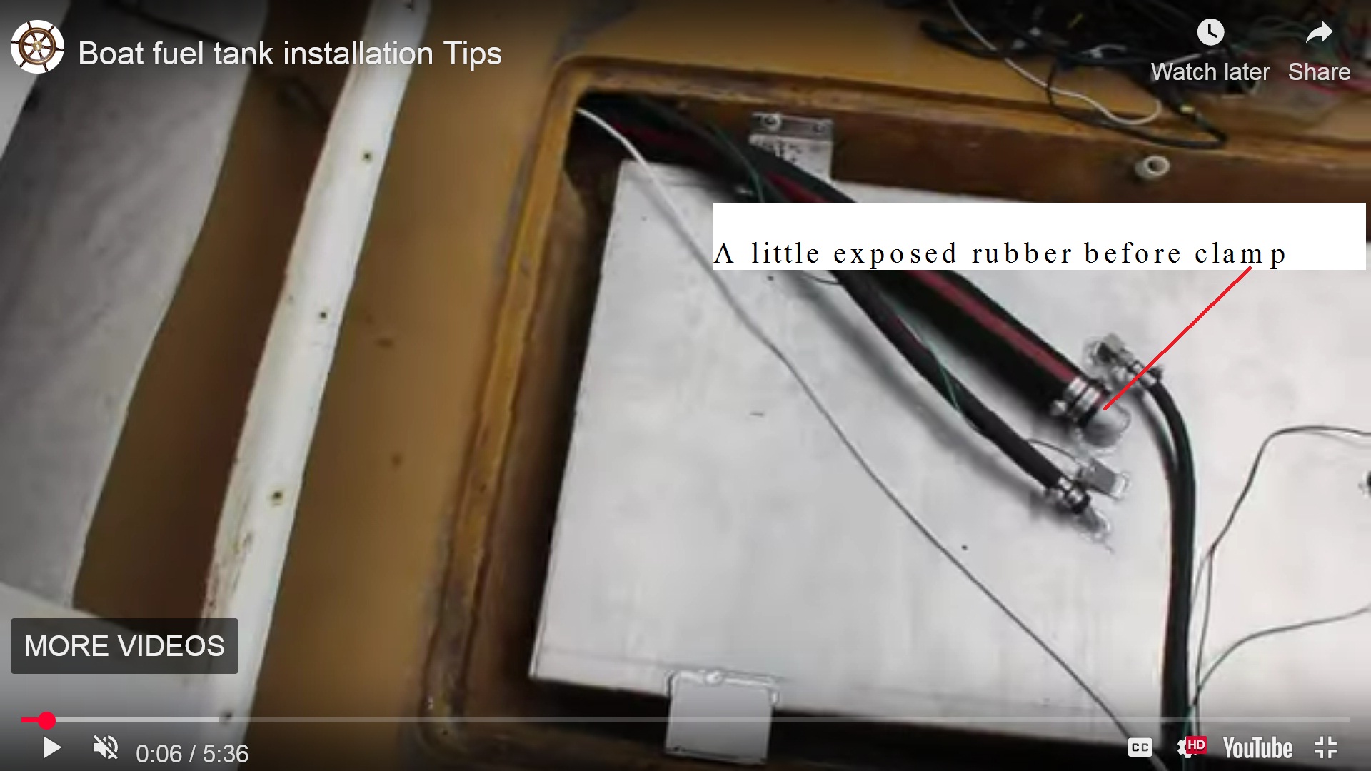 a little exposed rubber before clamps.jpg