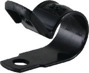 402372 - Nylon Cable Clamps, Black, 3/8 (25)