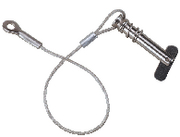 Tethered 1 / 4" Spring-loaded Clevis Pin (Attwood Marine)