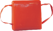 101o - Orange Vinyl Boat Cushion