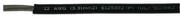 A1012t07250ft - 12ga Blk Tinned Wire 250ft