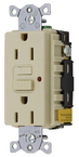 Gfci Duplex Receptacle With Cover Plate (Hubbell)