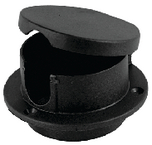 1057dp0blk - Rope Deck Pipe Plastic Black