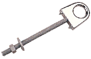 0791351 - Bow Eye 3/8x5in Chrome Zinc