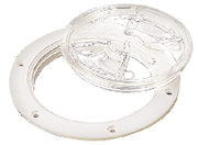 Screw Out Deck Plate With Clear Cover (Sea-dog Line)