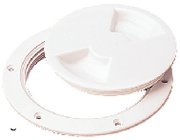 3371601 - Deck Plate -screw Out 6in Wht 