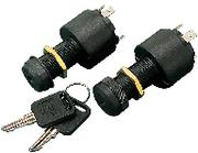 420375-1 - Ignition Switch, 4-position, 4-screw Term., W/ Cap