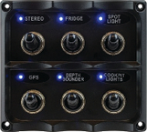424636-1 - Nylon Switch Panel - Ip68 6 Toggles