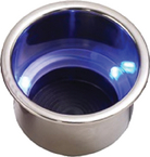 5880741 - Blue Led Drink Holder W/drain