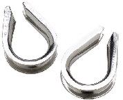 43411 - Rope Thimble-ss-5/16  (2/pk)