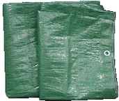 97231g - Tarp Green Poly 20' X 20' 8mil