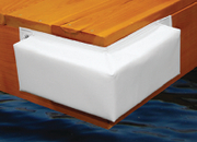 345 - Bumper Vinyl Corner Dock Wht