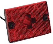 Clearance / Side Marker Light With Reflex Lens (Wesbar)