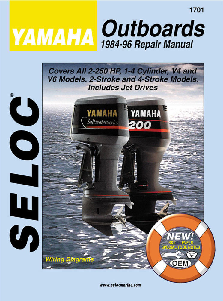 Seloc Yamaha 2-250HP 1984-1996