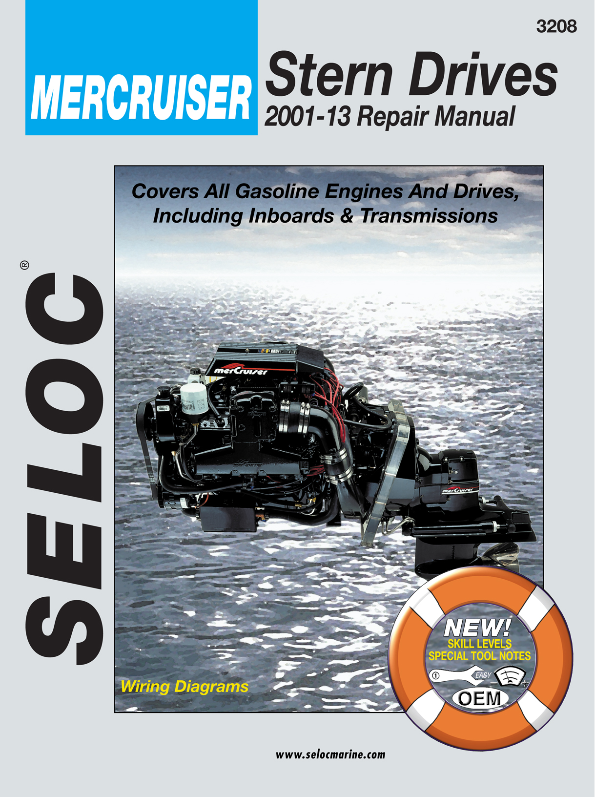 Seloc Marine Repair Manual 3208: Mercruiser Sterndrives 2001-2013