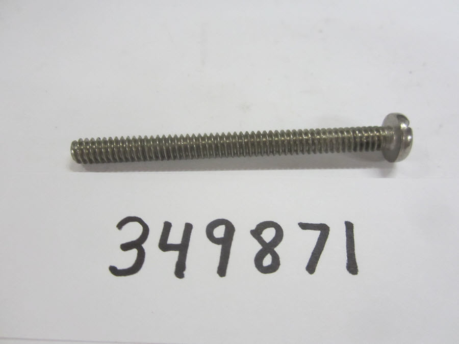 Evinrude Johnson OMC 0349871 - Screw, Pump Mounting To Crankcase (349871)