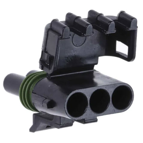 Evinrude Johnson OMC 0514591 - Connector, 3-Pin Plug (514591)