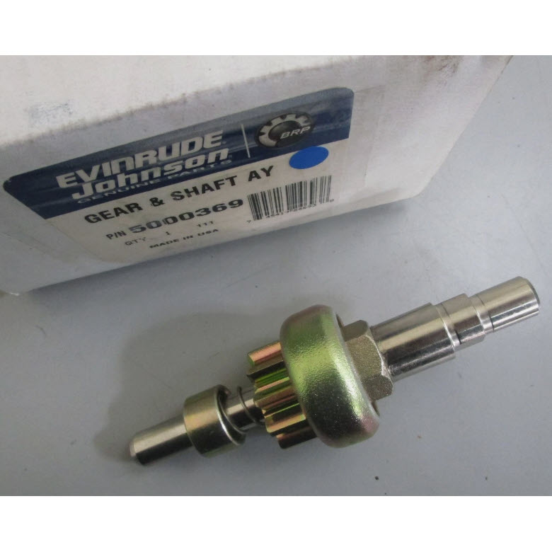 Evinrude Johnson OMC 5000369 - Starter Drive Gear and Shaft