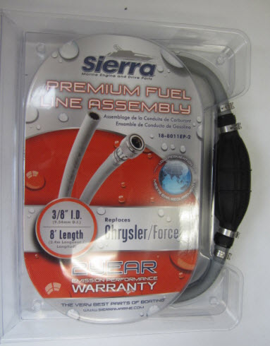 Sierra Marine 18-8011EP-2 - Fuel Line Assembly - Chrysler/Force