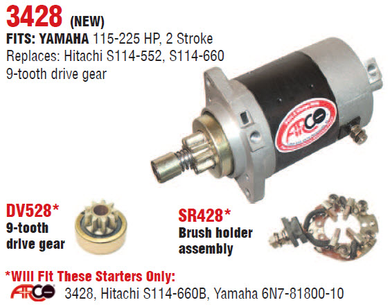 Arco Marine 3428 - Outboard Starter
