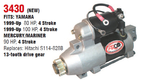Arco Marine 3430 - Outboard Starter, 50-804312T1
