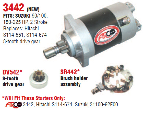 Arco Marine 3442 - Outboard Starter