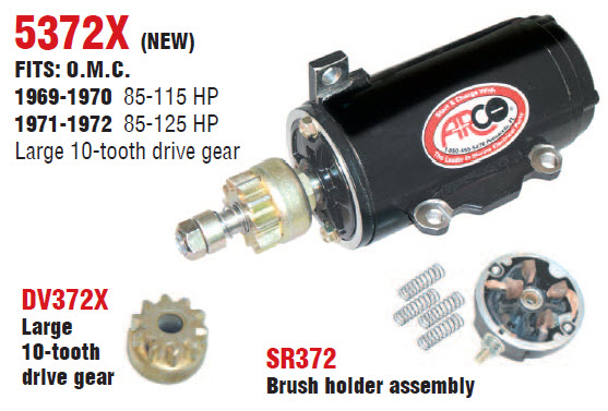 Arco Marine 5372X - Starter, 383575, 384914