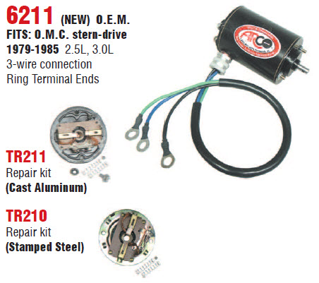 Arco Marine 6211 - Tilt & Trim Motor, 982073, 983318