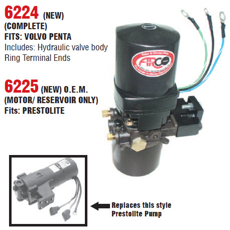 Arco Marine 6224 - Trim Motor, 852928-1