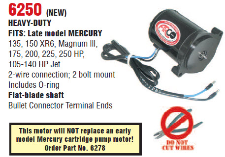 Arco Marine 6250 - Trim Motor, 828708