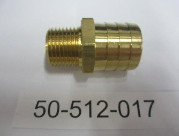 Barr Marine 50-512-017 - Fitting, 1/2 inch NPT to 1 inch Hose