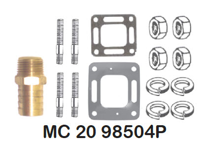 Barr Marine MC-20-98504P - Mounting Package, w/ Bleed Plate