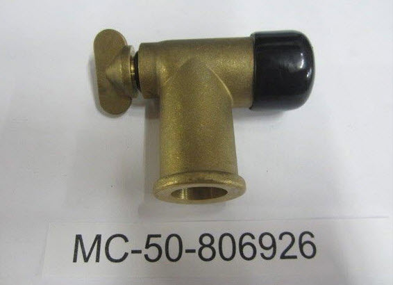 Barr Marine MC-50-806926 - MerCruiser Drain Cock Fitting (brass), 22-806926A1