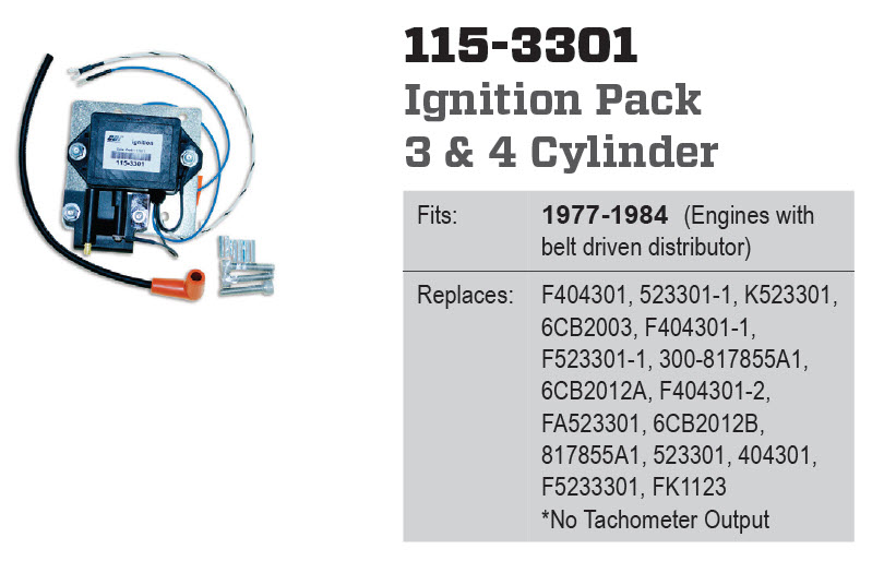 CDI Electronics 115-3301 - Amplifier Kit Chrysler, 5233301-1