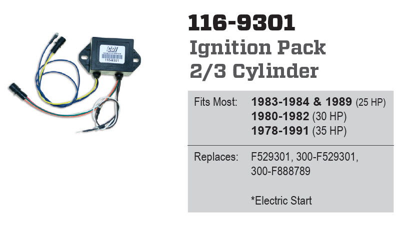 CDI Electronics 116-9301 - CD Module (w/Plug In), 300-F529301