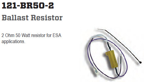 CDI Electronics 121-BR50-2 - Ballast Resistor 2.0 Ohm 121-BR50-2