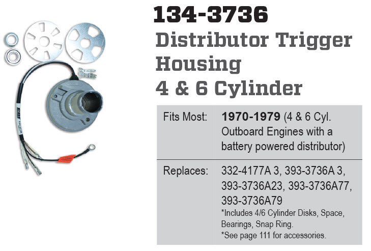 CDI Electronics 134-3736 - Trigger, 393-3736A79