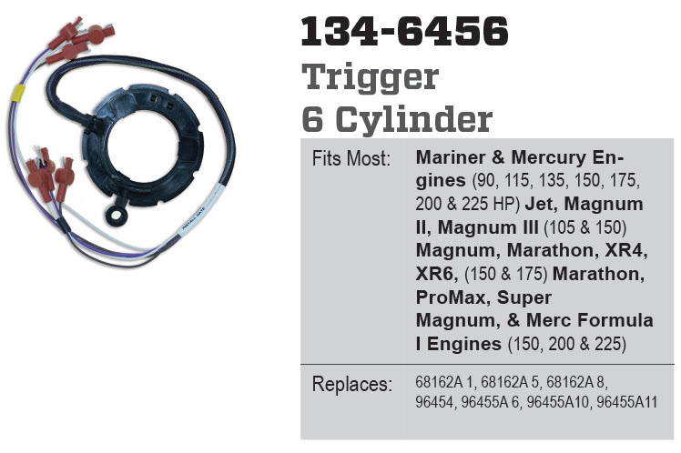 CDI Electronics 134-6456 - Trigger, 96455A6, A9