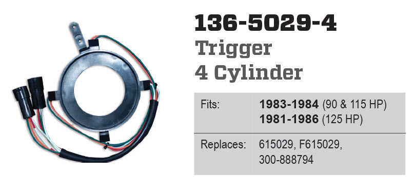 CDI Electronics 136-5029-4 - 4 Cylinder Sensor, F615029