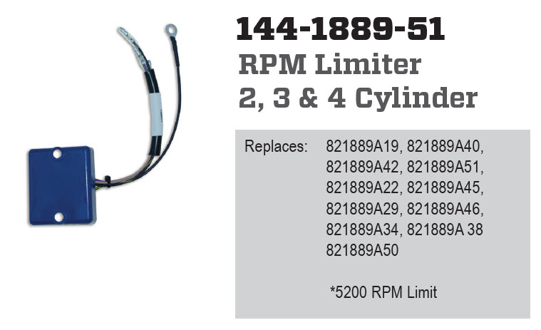 CDI Electronics 144-1889-51 - Rev Limiter, A34, A51