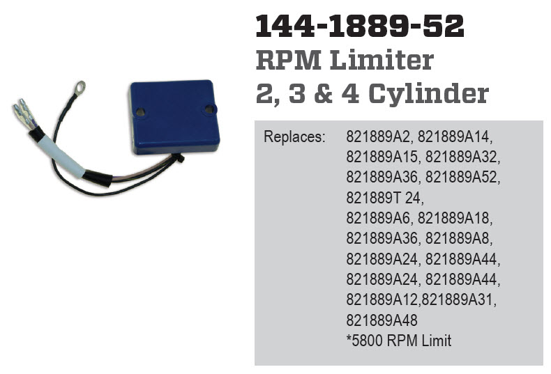 CDI Electronics 144-1889-52 - Rev Limiter, A52, T24, A34