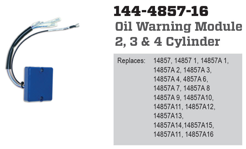 CDI Electronics 144-4857-16 - Oil Module, 14857A16