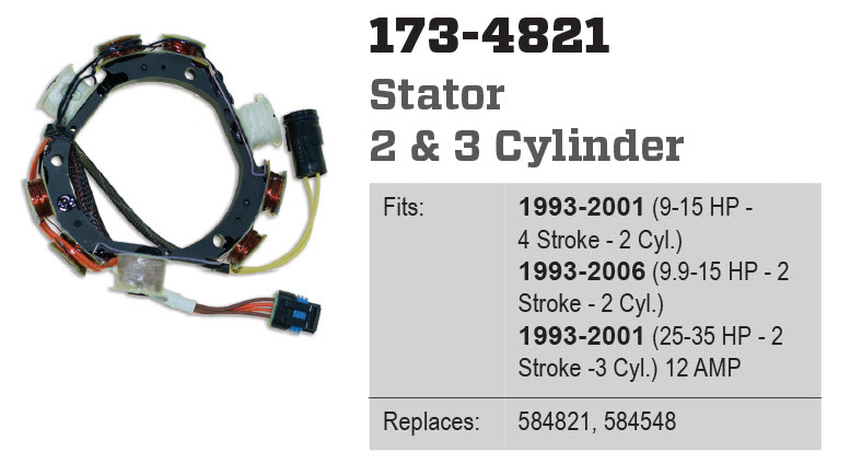 CDI Electronics 173-4821 - Stator