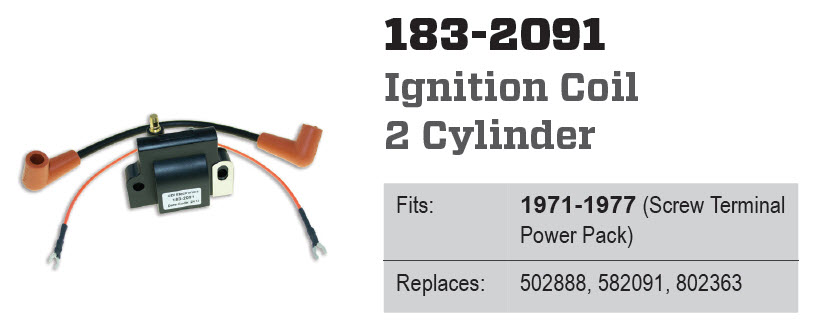 CDI Electronics 183-2091 - Coil, 582091
